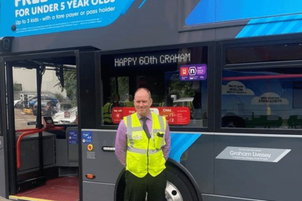 Surprise bus naming for National Express Coventry colleague