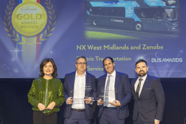 National Express West Midlands and Zenobē scoop national Environmental Innovation award