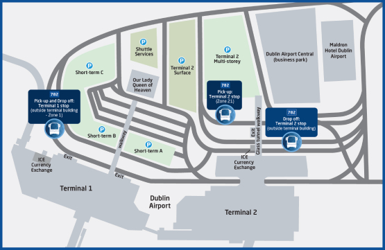 Dublin Airport Map