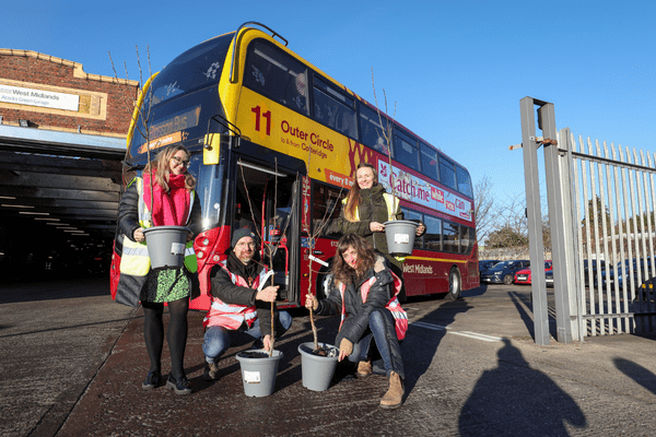 National Trust Blossom Bus